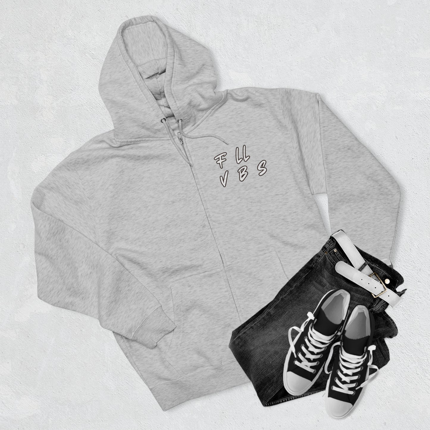 Fall Vibes (Unisex Zip Hoodie)